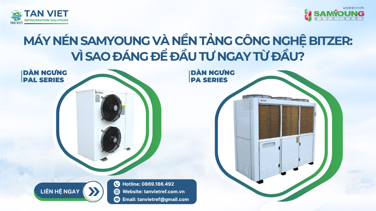 Máy nén SamYoung và nền tảng công nghệ Bitzer